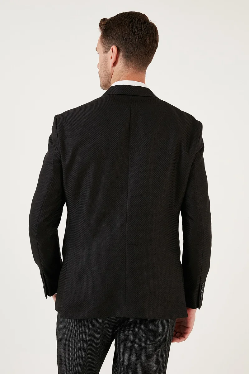 Buratti 6 Drop Double Slit Slim Fit Blazer Men's Jacket 659001