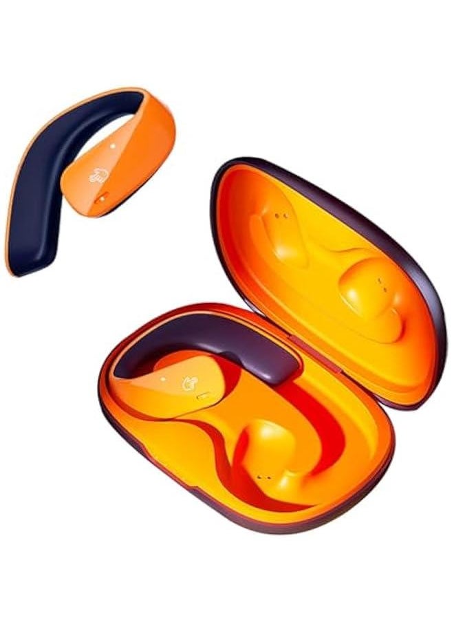Generic Wireless Over Open Ear Headphones with Earhooks Bluetooth Bone Conduction Headphones Over The Ear Wireless Earbuds for Sport Bluetooth Bone Conduction Headset Earbuds Induction Earphones  - Image 1