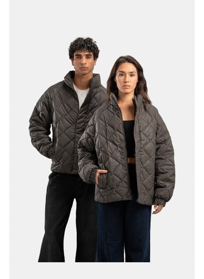 ASTK Leather Puffer Jacket - Image 1
