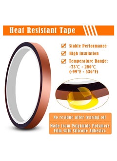 PRINTSHOP4ME Heat Resistant Tape for Sublimation, Heat Transfer printing, Masking, Soldering, Protecting Circuit Board, Cellphone Data line and electrical works  - Image 2