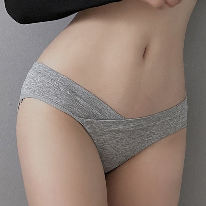 Underwear cotton ladies low waist briefs girls comfortable antibacterial womens underwear cotton Womens foreign trade Wholesale White - Image 5