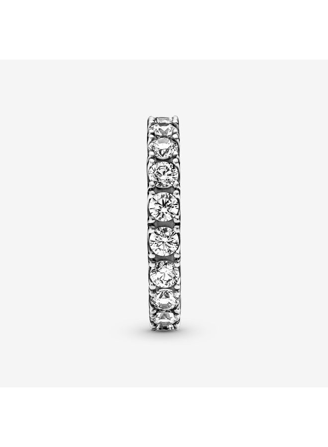 DORA Silver Eternity Brilliant Ring - Image 3