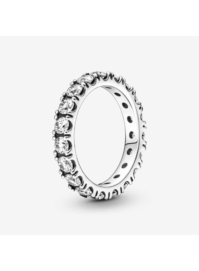 DORA Silver Eternity Brilliant Ring - Image 1