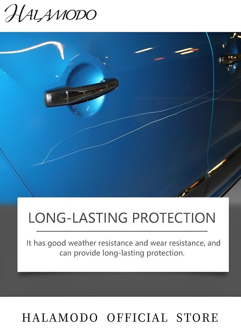هالامودو قلم طلاء السيارات، مزيل الخدوش من طلاء السيارات، طلاء شفاف للسيارة، إصلاح الخدوش، قلم طلاء السيارات العالمي للسيارات والشاحنات والدراجات النارية والقوارب - Image 3