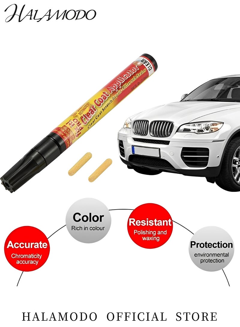 هالامودو قلم طلاء السيارات، مزيل الخدوش من طلاء السيارات، طلاء شفاف للسيارة، إصلاح الخدوش، قلم طلاء السيارات العالمي للسيارات والشاحنات والدراجات النارية والقوارب - Image 4