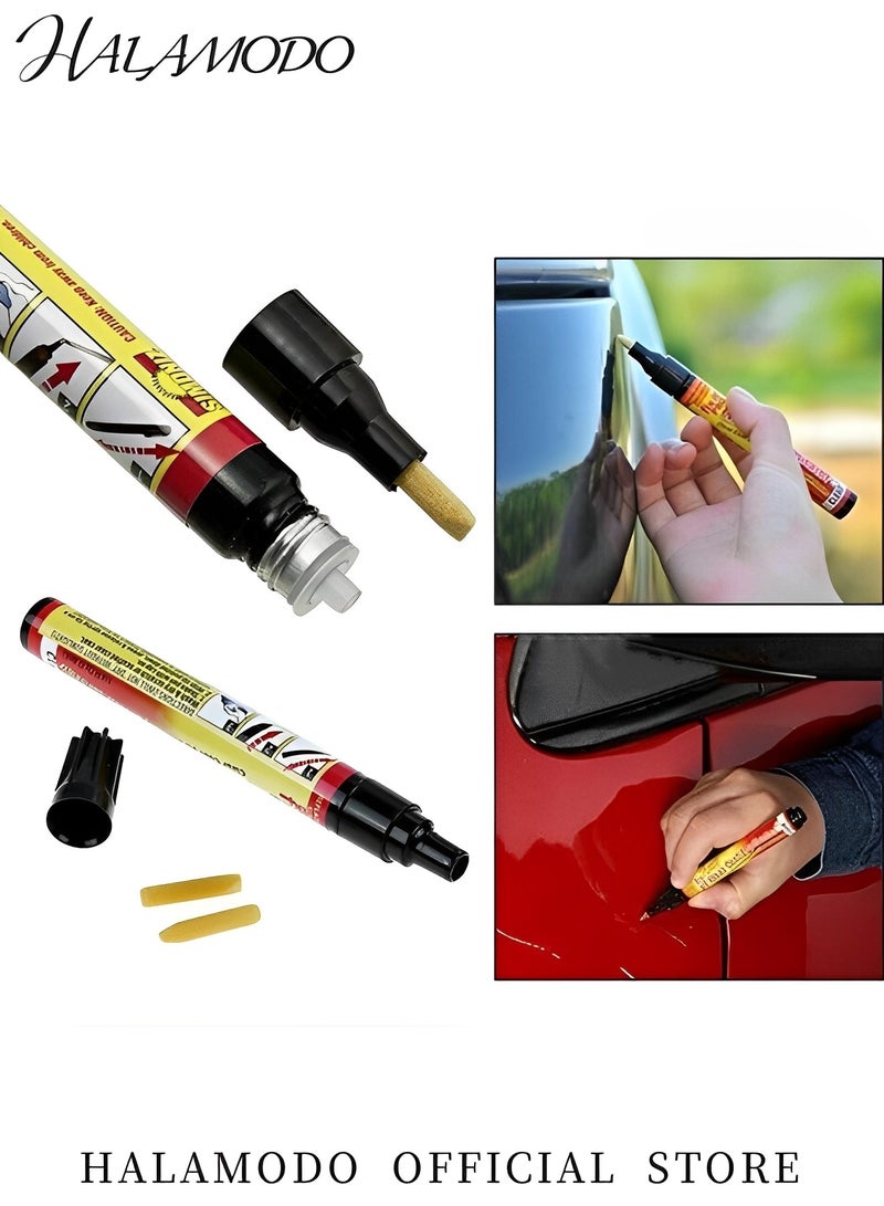 هالامودو قلم طلاء السيارات، مزيل الخدوش من طلاء السيارات، طلاء شفاف للسيارة، إصلاح الخدوش، قلم طلاء السيارات العالمي للسيارات والشاحنات والدراجات النارية والقوارب - Image 5