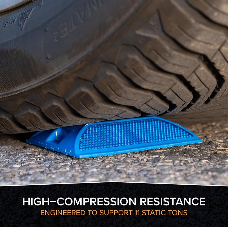 Merhoff Larkin Road Reflectors Pack of 10 | 4 by 4 inch Street Pavement & Asphalt Stud Markers | Great for Speed Bumps, Sidewalks, Pedestrian Crossings, Freeways & Driveways | Industrial Grade (Blue) - Image 2