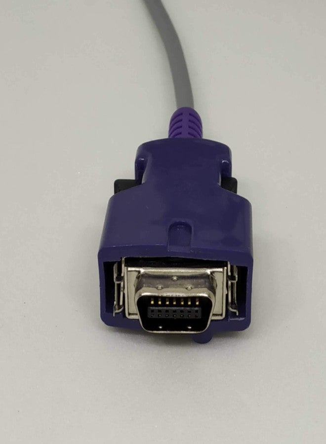 Biometric Cables SpO2 3Mtr Probe Compatible with L and T (Nellcor Direct DOc10, 3 m Connector) Adult Clip Type Grey - Image 3