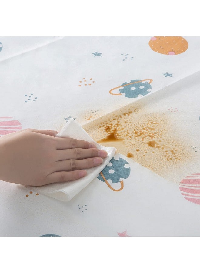 Wolpin 1Pc Fridge Cover for Top with 6 Utility Pockets Cartoon Prints Waterproof Single Door (130 x 54 cm) - Image 5