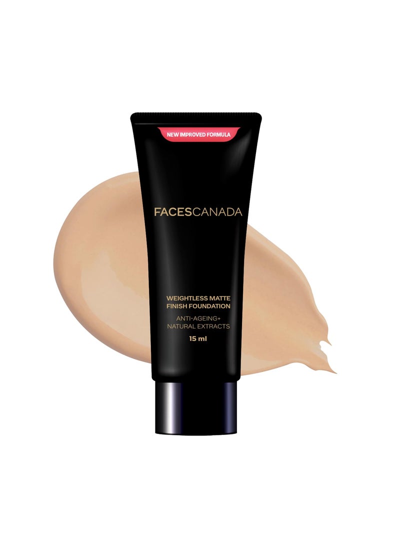 Faces - Canada Weightless Matte Finish Foundation Mini  Sand 18 ml - Image 1