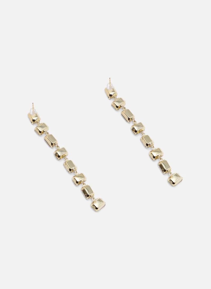 Lichi  Long stud earrings with large stones for Women | Best Price UAE