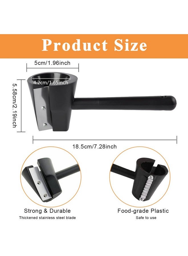 Supvox® Carrot & Vegetable Spiral Slicer - Multipurpose Noodles Shaped Slicer Salad Maker Cutter for Carrot, Cucumber, Radish, Beet, Potato, Fruit, Essential for Salad & Entrée Decoration - Image 2