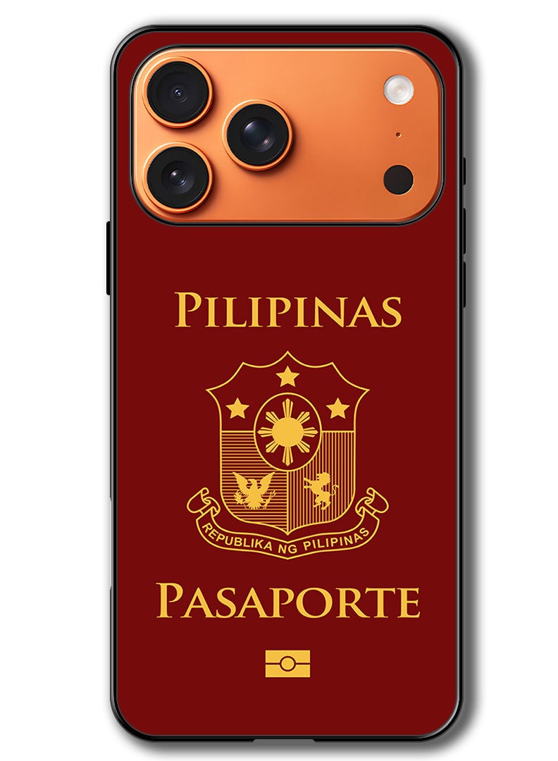 Theodor Case Compatible with Apple iPhone 17 Pro Max 6.9 Inch Protection Shockproof Bumper Cover Philippines Passport - Image 1