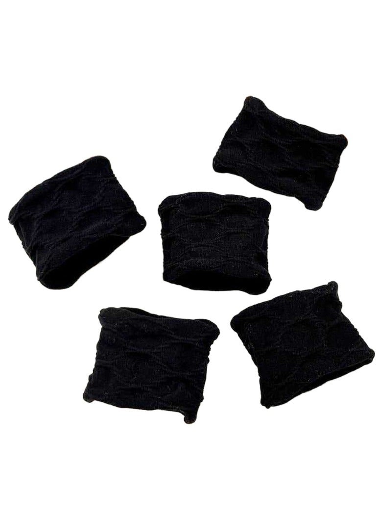 Ucanbe XUANLONG 2024 Collection: Soft & Stretchy Fabric Hair Scrunchies - Non-Slip, Wide & Thick Elastic Bands in Assorted Colors for Women | Cute Boho Style Solid Color Hair Ties with Floral Patterns, Hair Accessories - Image 1