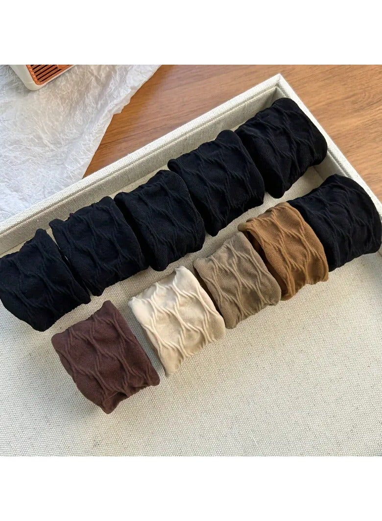 Ucanbe XUANLONG 2024 Collection: Soft & Stretchy Fabric Hair Scrunchies - Non-Slip, Wide & Thick Elastic Bands in Assorted Colors for Women | Cute Boho Style Solid Color Hair Ties with Floral Patterns, Hair Accessories - Image 2