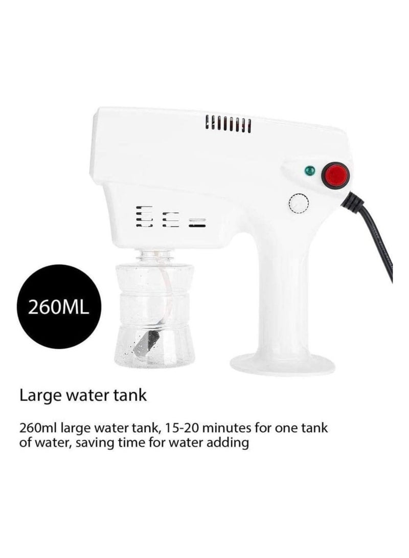 Disinfecting Blue Light Nano Steam Gun Sprayer, Multi-Functional Hair and Face Steamer with Ultra-Fine Mist and Trigger Spray, Suitable for Offices, Homes, and Beauty Salons - Image 3