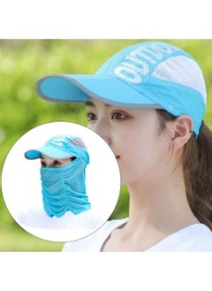 DubaiGallery New Summer Quick Dry Cool Fold Baseball Cap Women Breathable Uv Protection Neck Cover Sun Hat Outdoor Men Hiking  - Image 3