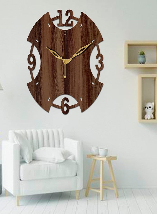 Freny Exim 10" Inch Wooden Wall Clock (Wenge, Small Size, 25cm x 25cm)-003 - Image 2