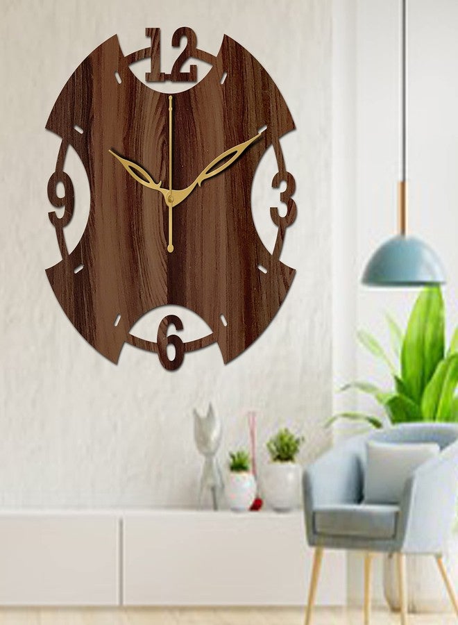 Freny Exim 10" Inch Wooden Wall Clock (Wenge, Small Size, 25cm x 25cm)-003 - Image 5