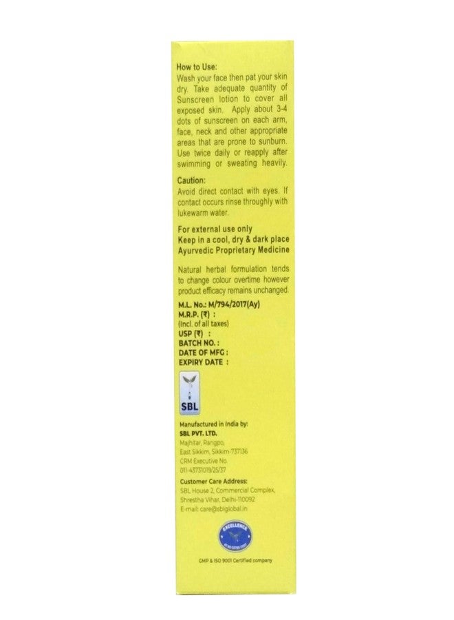 SBL Glowing Beauty Sunscreen Lotion SPF 30, 50ML - Image 4