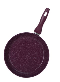 Top Chef Top Chef Granite Frying Pan Size 22 Burgundy 