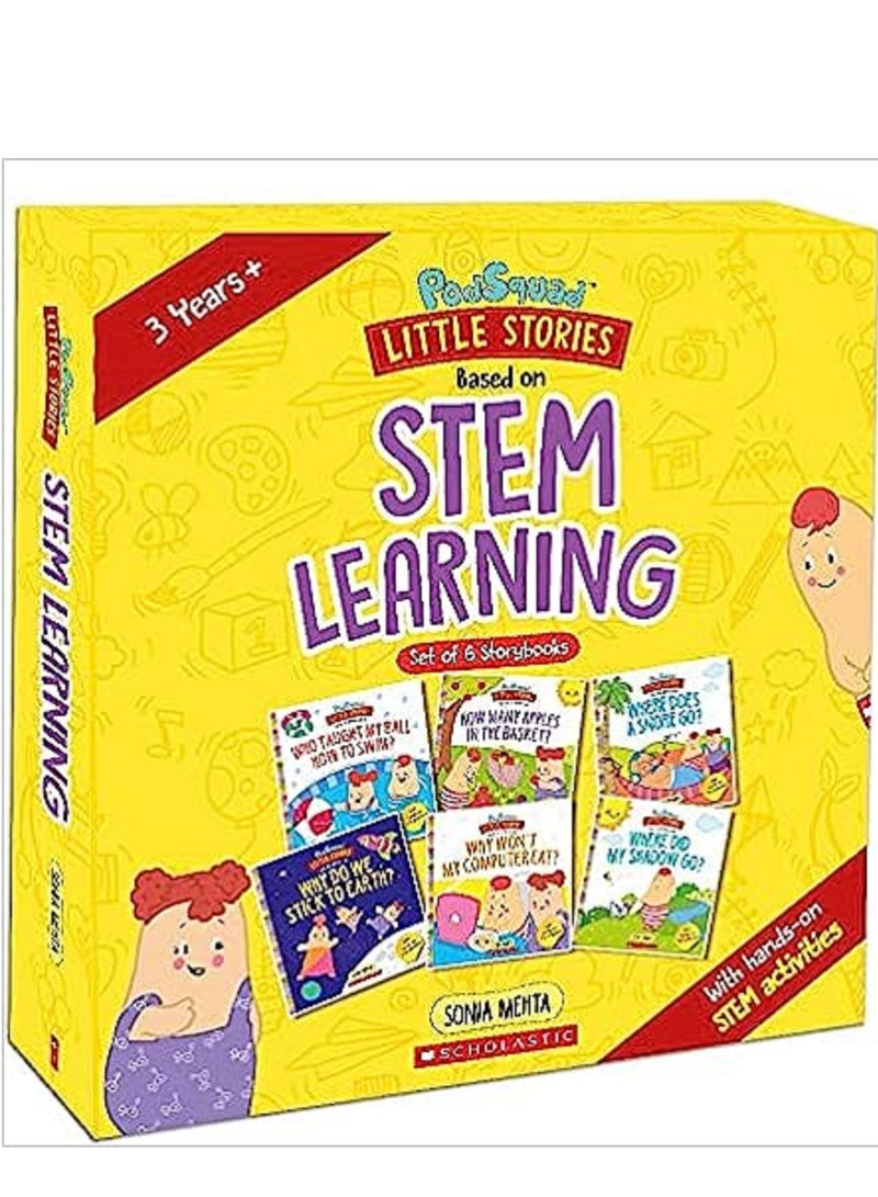 Pod Squad Little Stories Based on STEM Learning (Set of 6 Storybooks)