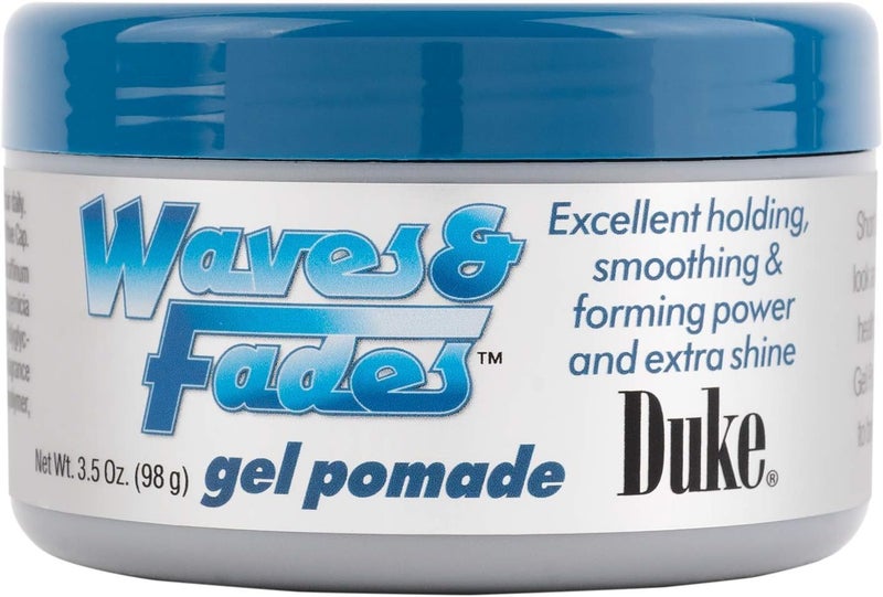 Duke Waves & Fades Gel Pomade, 100ml - Excellent Holding and Smoothing for Defined Waves - Image 1