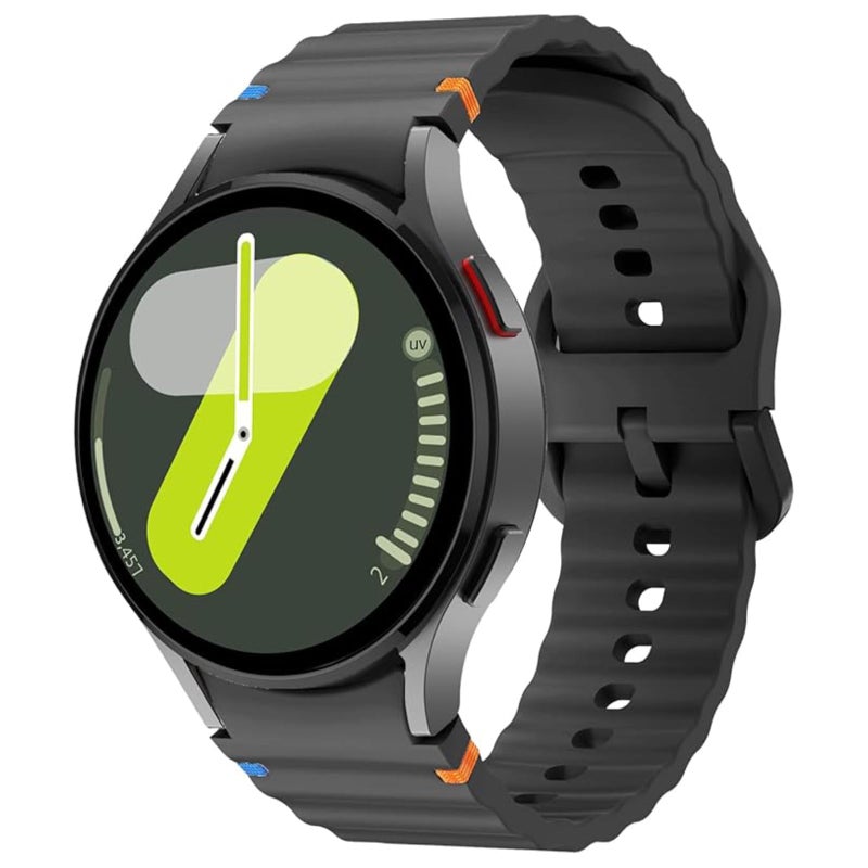 Vurtboly No Gap Silicone Strap Compatible with Samsung Galaxy Watch 7/6/5/4/6 Classic/5 Pro – Rugged Sport Band - Image 1