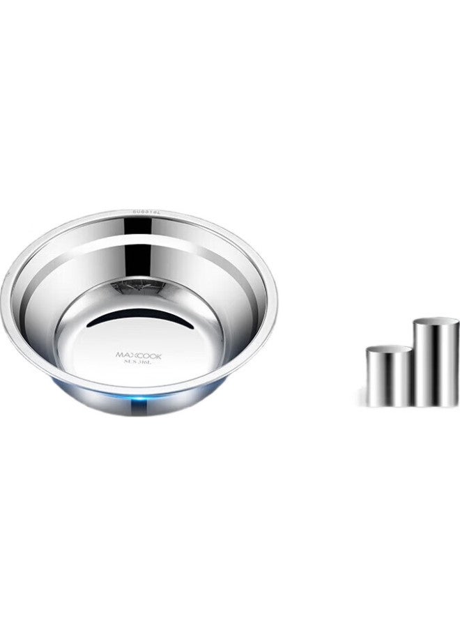 MAX COOK Maxcook 316L Stainless Steel Soup Pot Bowl 20Cm Thickened Widened Deepened Compatible With Induction Cooker Mcwa1632 - Image 2
