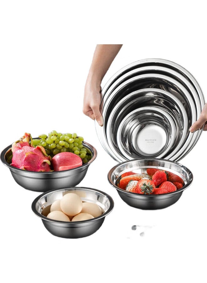 MAX COOK Maxcook 316L Stainless Steel Soup Pot Bowl 20Cm Thickened Widened Deepened Compatible With Induction Cooker Mcwa1632 - Image 1