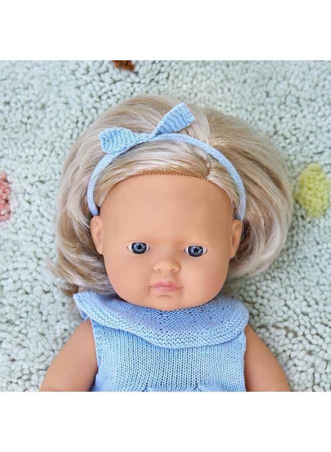 Miniland 15'' Anatomically Correct Baby Doll, Caucasian Girl - Image 2