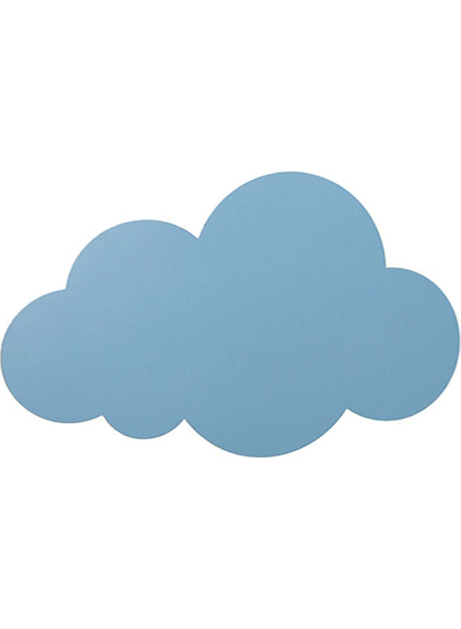 NIBEMINENT Cloud Shaped LED Wall Light for Kids Room Blue 35 x 10 35cm - Image 1