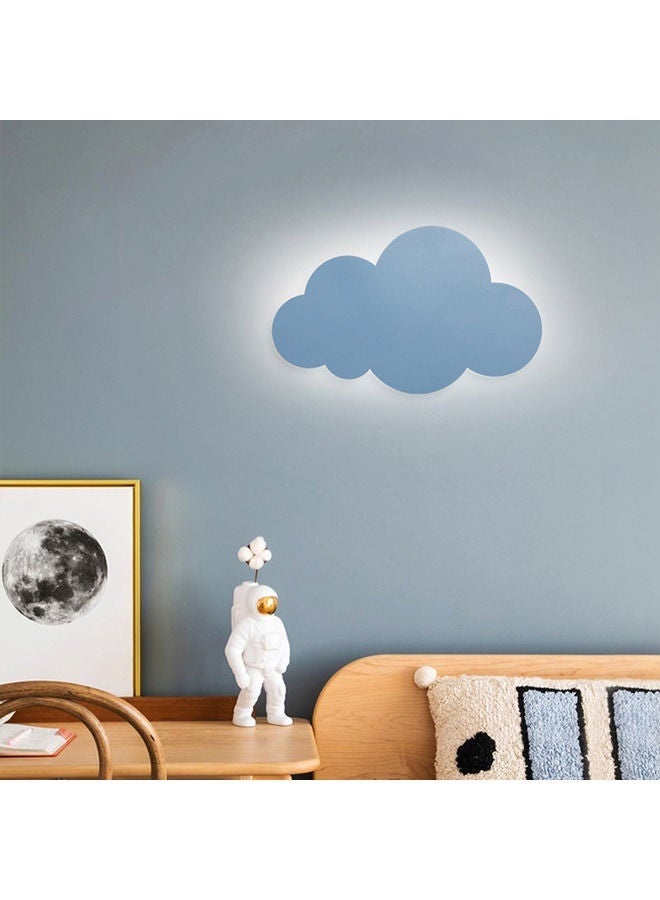 NIBEMINENT Cloud Shaped LED Wall Light for Kids Room Blue 35 x 10 35cm - Image 2