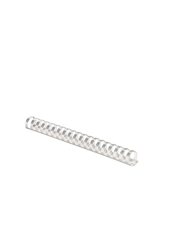 SUPER DEAL 100 Piece Plastic Binding Combs 14mm White  - Image 1