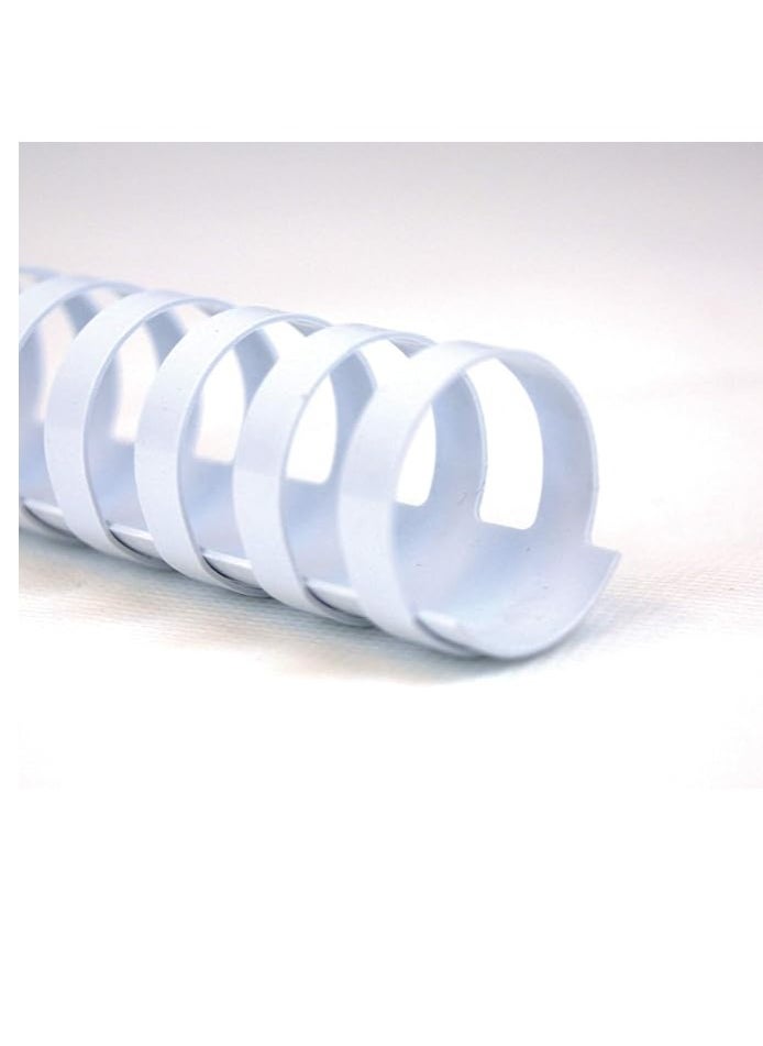 SUPER DEAL 100 Piece Plastic Binding Combs 14mm White  - Image 2