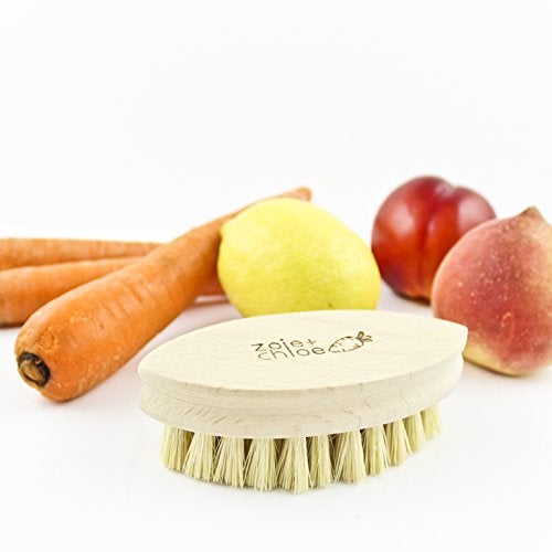 Zoie + Chloe 100% Natural Plant-Fiber Soft Bristles Vegetable Brush - Image 2