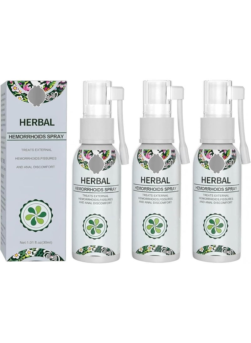 إيلهو بخاخ طبيعي لعلاج البواسير بالأعشابعبوة بخاخ عشبي طبيعي لتخفيف البواسير (3 قطع)