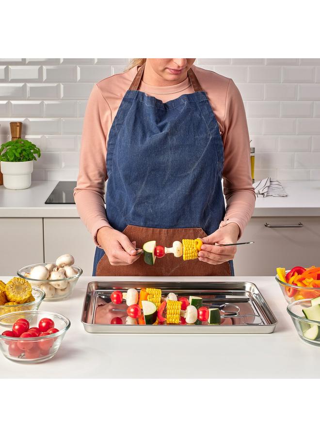 Zaboon Serving Tray, Stainless Steel, 40X30 Cm - Image 3