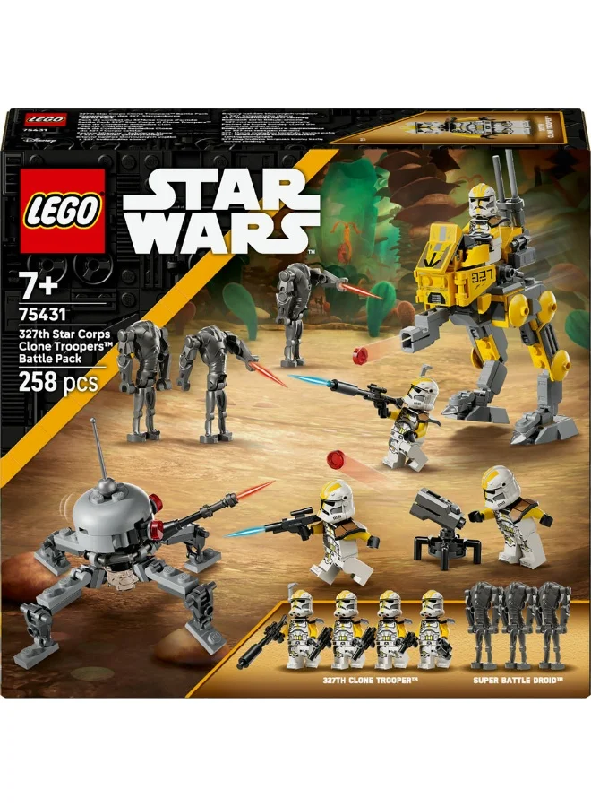 LEGO Star Wars TM 327th Star Corps Clone Troopers™ Battle Pack 75431 (258) Pieces