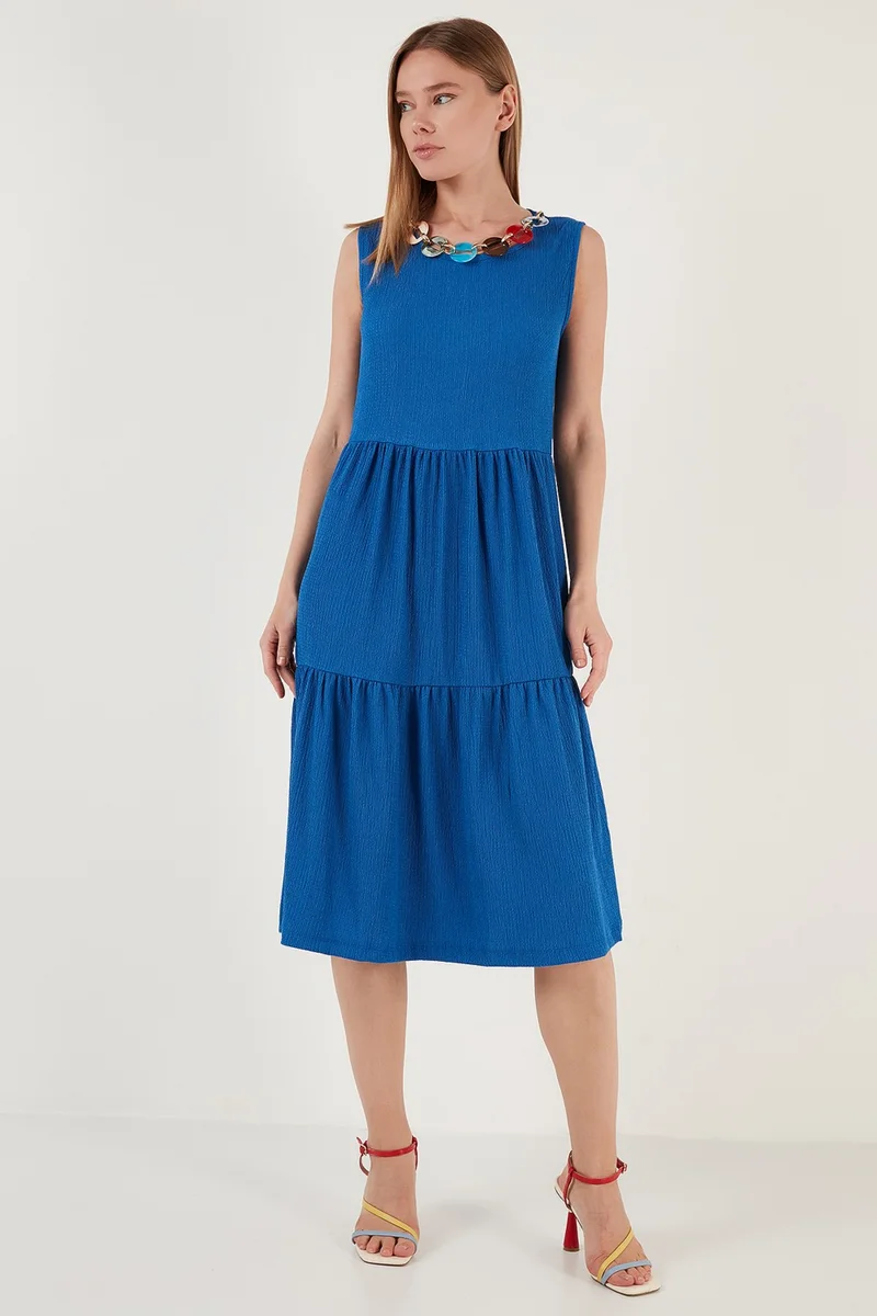 Lela Tiered Cotton Dress