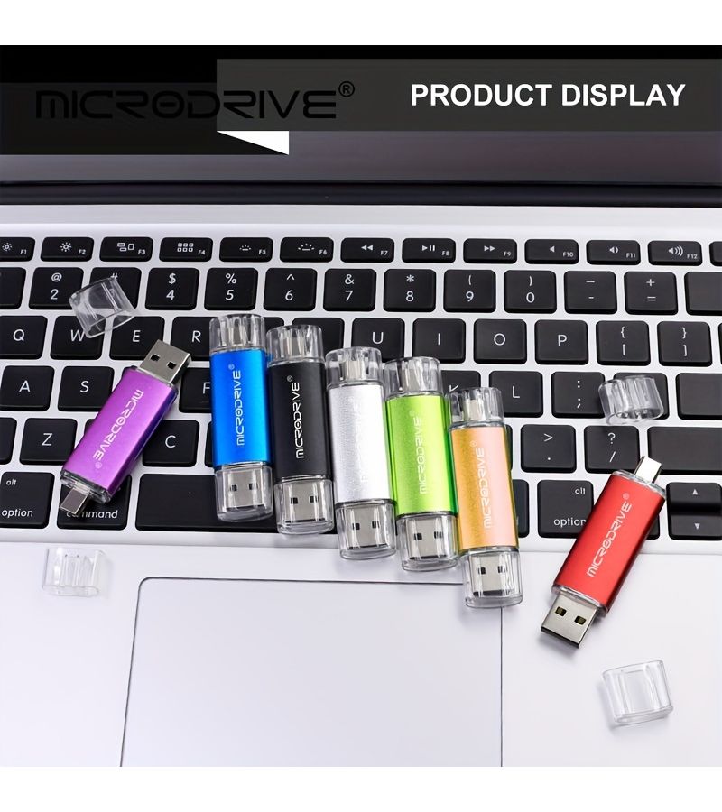64GB Golden High Speed Type C OTG USB Flash Drive Metal Pen Drive - Image 4