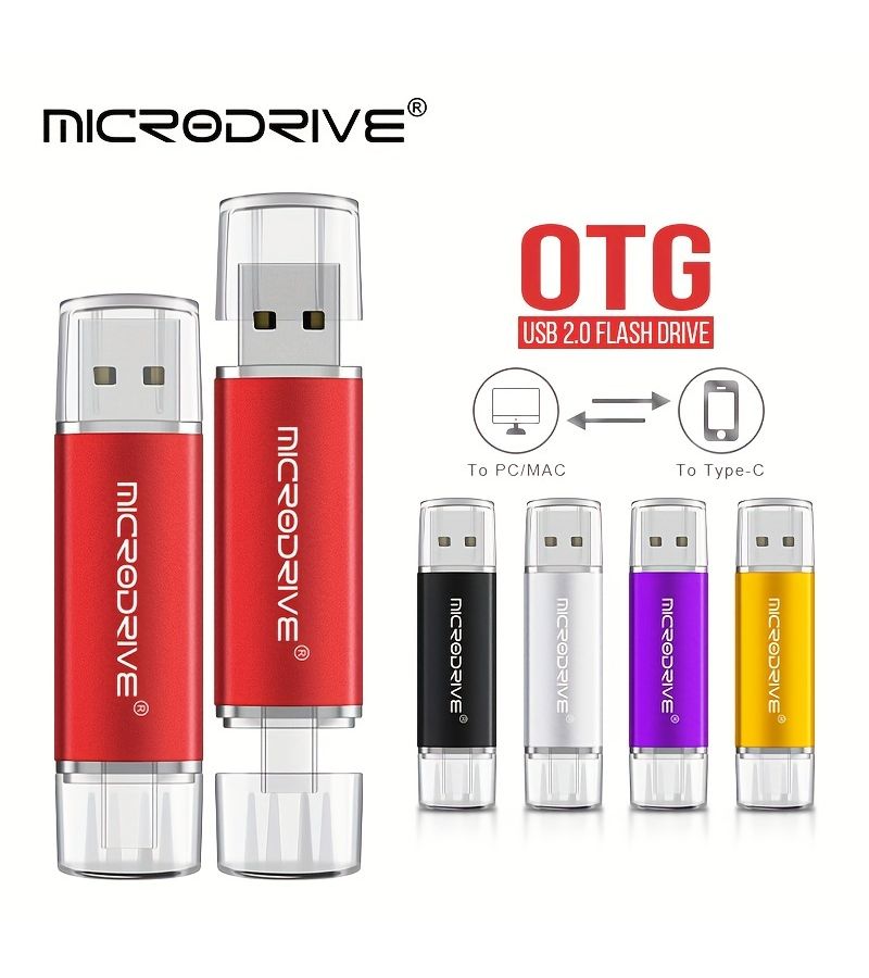 64GB Golden High Speed Type C OTG USB Flash Drive Metal Pen Drive - Image 5