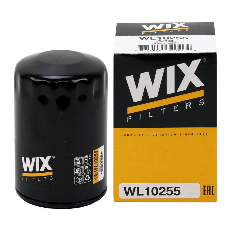 WIX WL10255 Oil Filter Replacement, Built for Synthetic and High Mileage Oil - Compatible With Various GM (11-20) - Image 1