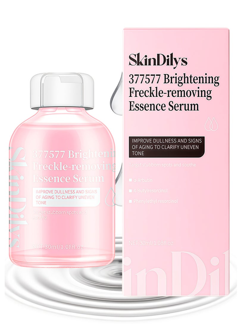 SkinDilys Australian Brand 377+577 Brightening Face Serum 30ml / Even Skin Tone with α-Arbutin, Fade Dark Spots, Boost Radiance, and Improve Texture for Clearer, more Luminous Complexion - Image 1