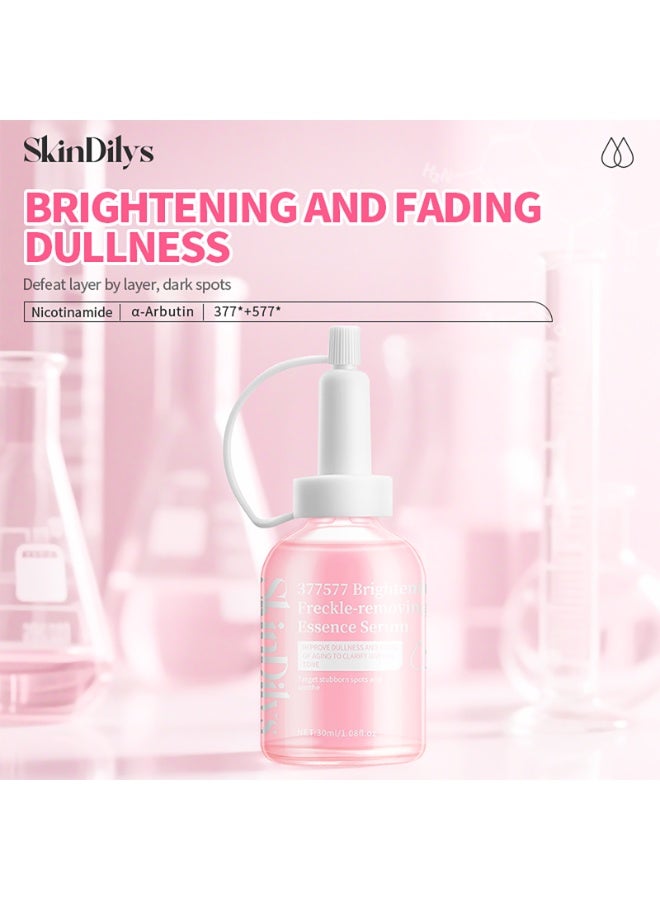 SkinDilys Australian Brand 377+577 Brightening Face Serum 30ml / Even Skin Tone with α-Arbutin, Fade Dark Spots, Boost Radiance, and Improve Texture for Clearer, more Luminous Complexion - Image 2