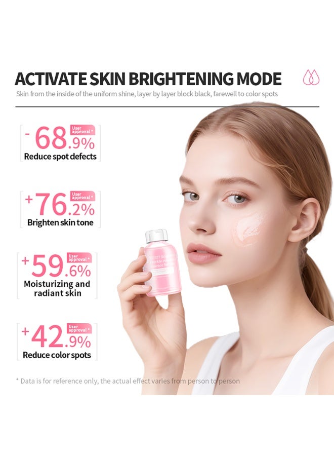 SkinDilys Australian Brand 377+577 Brightening Face Serum 30ml / Even Skin Tone with α-Arbutin, Fade Dark Spots, Boost Radiance, and Improve Texture for Clearer, more Luminous Complexion - Image 4