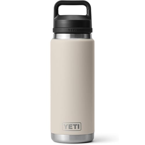 YETI Rambler 26 oz Bottle Leakproof Vacuum Insulated Stainless Steel with Chug Cap Cape Taupe - Image 1