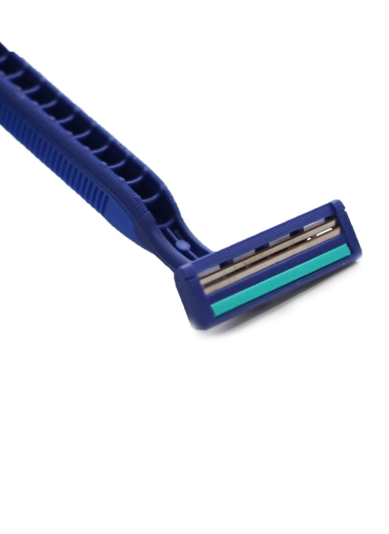 Box of 24 Blue Razor Blades Disposable Stainless Steel High End Twin Blade Razors - pzsku/Z6D4355D0372AE6556EE5Z/45/_/1705324662/ce2f1b82-f1b1-494c-9108-1b22703902fc