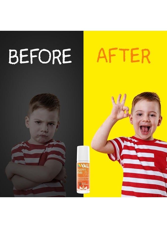 VAL - Magnesium, Roll-on Applicator, Relaxation Formula for Children, Zechstein Magnesium Chloride, Chamomile, Shea Butter and Natural Essential Oils to Help Kids Sleep, Support Balanced Mood - Image 1