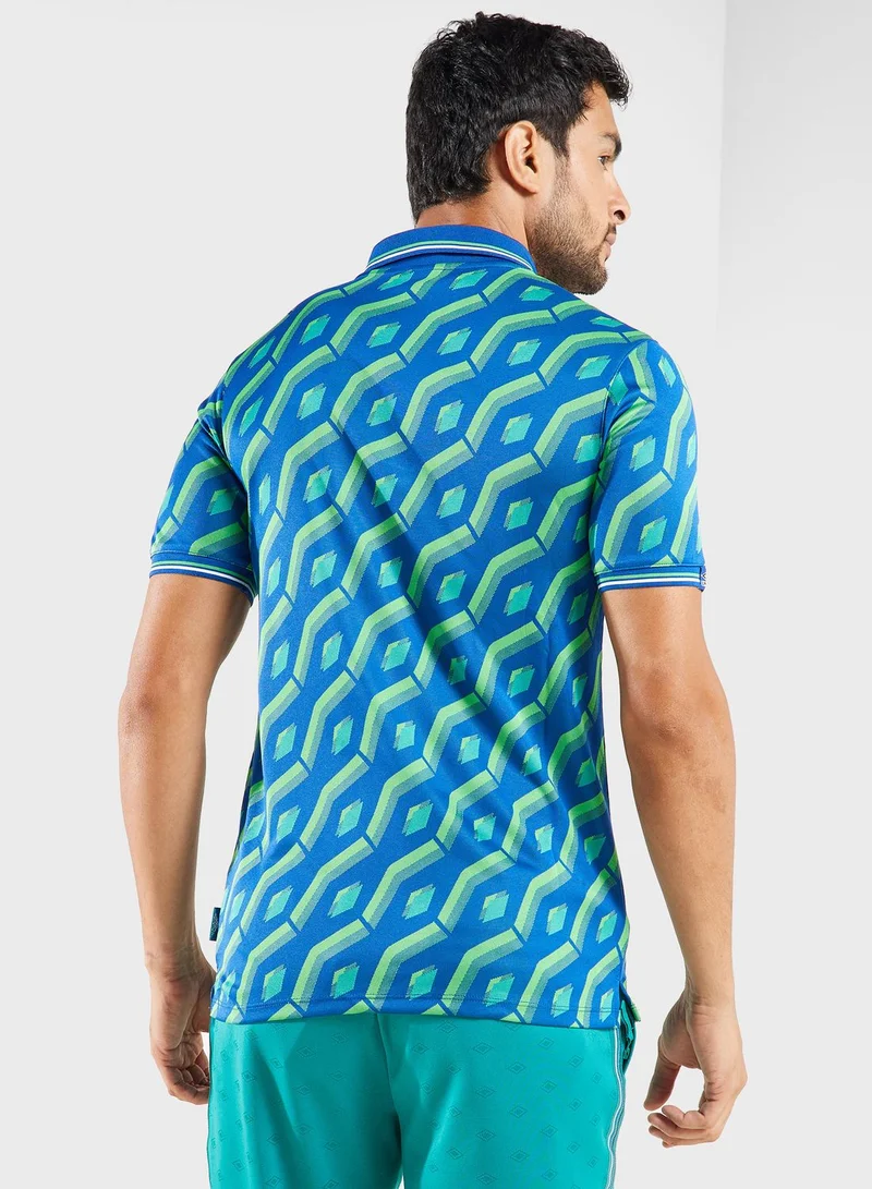umbro Jacquard Polo Shirts